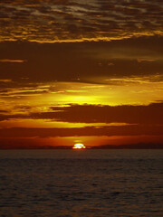Obraz premium sunset over the sea