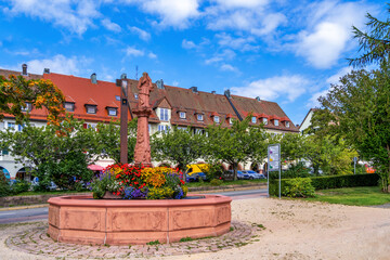 Obraz premium Brunnen, Freudenstadt, Schwarzwald, Baden-Württemberg, Deutschland 