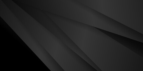 Dark neutral background for banner. Dark presentation background. Black silver metal background