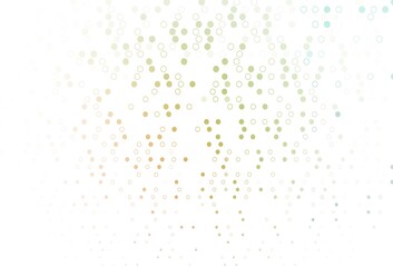 Light Green, Red vector cover with spots.