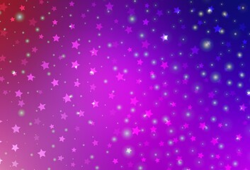 Light Purple, Pink vector layout in New Year style.