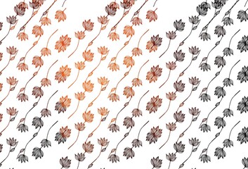 Obraz premium Light Orange vector sketch layout.