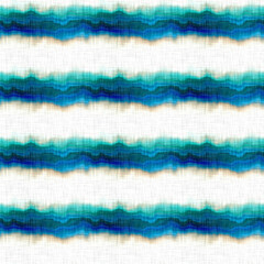 Water blur degrade texture background. Seamless liquid flow watercolor stripe effect. Distorted tie dye wash variegated fluid blend. Repeat pattern for sea, ocean, nautical maritime  backdrop
