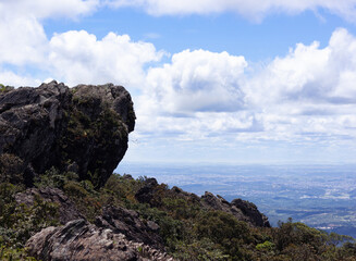 rock and sky