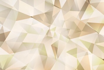 Light Yellow vector low poly layout.