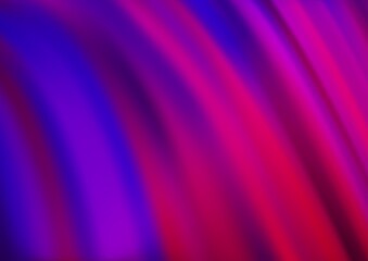 Light Purple vector template with lava shapes. Creative illustration in halftone marble style with gradient. A completely new template for your business design.