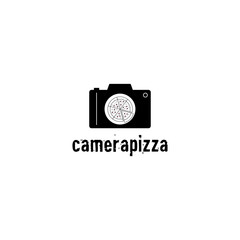 Camera Icon, Food Photography Concept Logo Vector