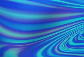 Light BLUE vector background with liquid shapes.