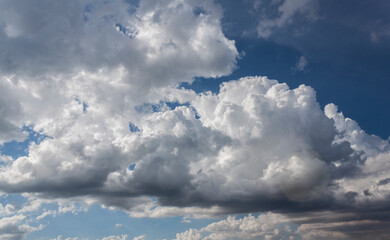 blue sky with clouds