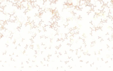 Light Red vector pattern with artificial intelligence network.