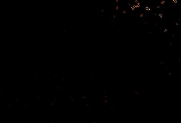 Dark red vector texture with male, female icons.