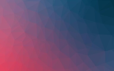 Light Blue, Red vector blurry triangle template. Modern geometrical abstract illustration with gradient. New texture for your design.