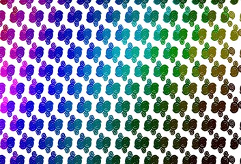 Light Multicolor, Rainbow vector template with liquid shapes.