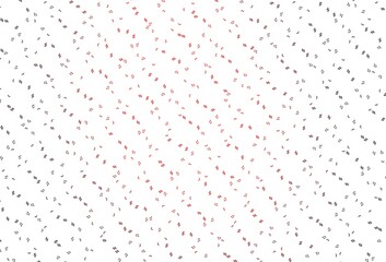 Light Red vector backdrop with music notes.