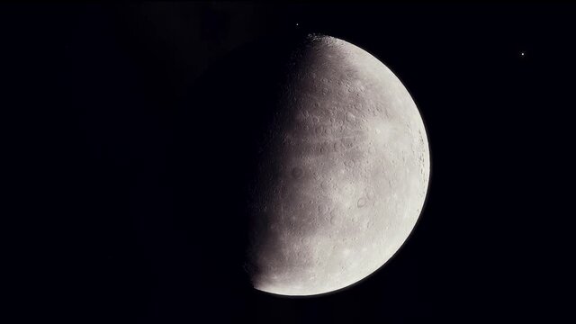 HD footage of Planet. Universe animation. 