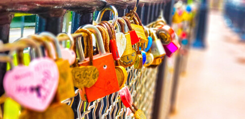 locks on the bridge