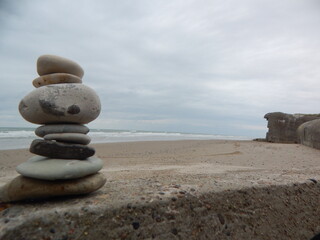 stones on the beach