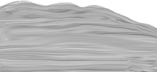 Acrylic silk background abstract composition in metallic (gray) color. Design element. Textured 3D effect