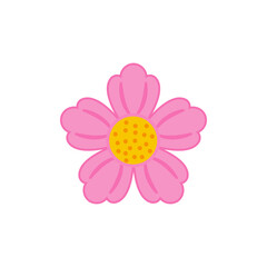 Flower icon design template vector isolated illustration