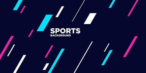 Modern colored poster for sports with elegant background. Vector illustration