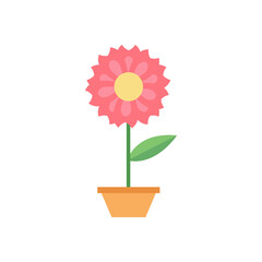 Flower icon design template vector isolated illustration