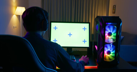 Green Screen For Cybersport Game © ryanking999