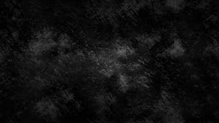 Concrete wall Black color for background Old grunge textures with scratches and cracks cement wall texture.
