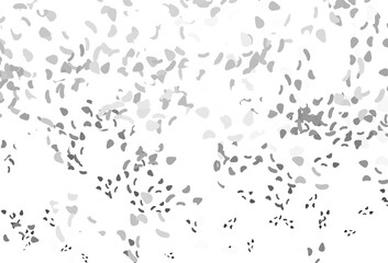 Light silver, gray vector texture with random forms.