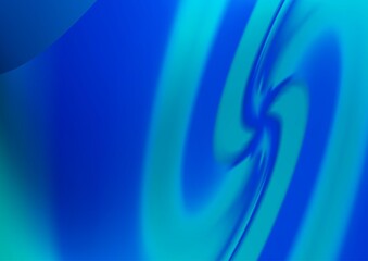 Light BLUE vector template with liquid shapes. Creative illustration in halftone marble style with gradient. Brand new design for your ads, poster, banner.