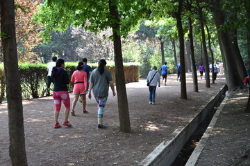 ejercicio al aire libre