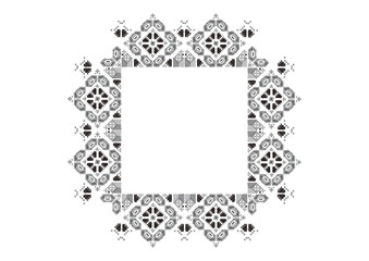 奄美大島紬龍郷柄レースのかわいいフレーム