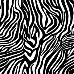 Obraz na płótnie Canvas Vector animal Zebra tiger ornament. Seamless print