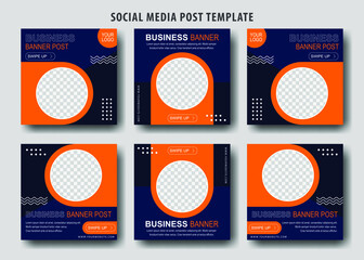 Business banner social media post collection