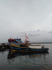 Fototapeta premium fishing boats in the port