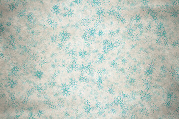 snowflakes on old paper texture