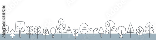 モノクロの並木道イラスト背景 ベクター Wall Mural 水乃みのる モノクロの並木道イラスト背景 ベクター Wall Mural 水乃みのる