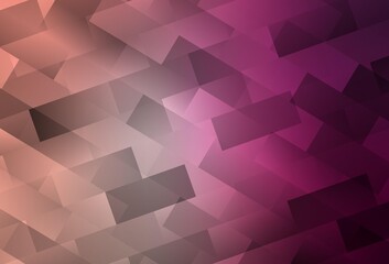 Light Pink vector background with rectangles.
