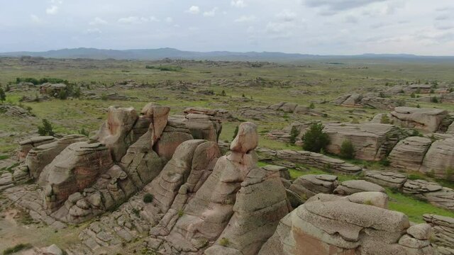 Rock "Manhood".  Kazakhstan. Bayanaul National Park