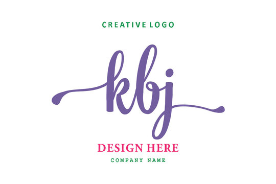 KBJ lettering logo is simple, easy to understand and authoritative