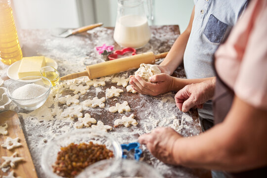 Making delicious cookies takes a long and fun process