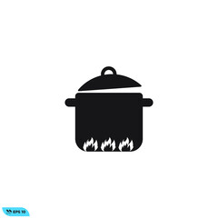 Icon vector graphic of pan