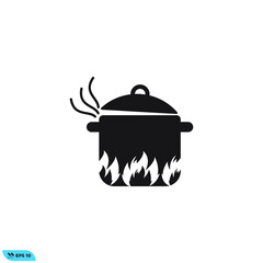 Icon vector graphic of pan