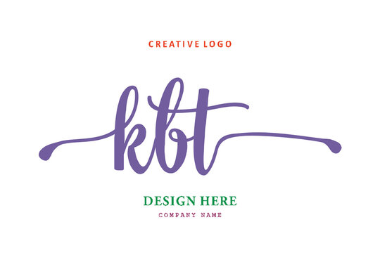 KBT lettering logo is simple, easy to understand and authoritative