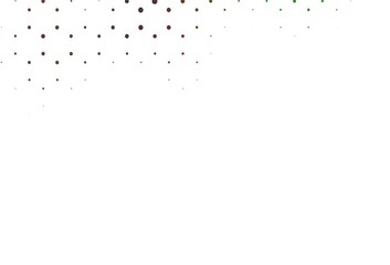 Light multicolor, rainbow vector background with bubbles.