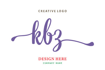 KBZ lettering logo is simple, easy to understand and authoritative