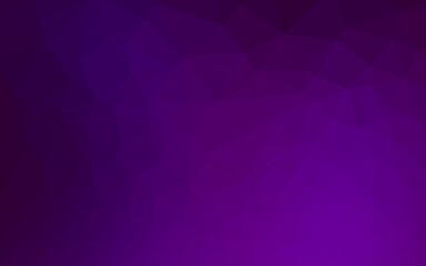 Dark Purple vector polygonal template. An elegant bright illustration with gradient. New texture for your design.