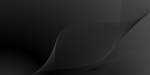 
Black neutral carbon abstract wave line background modern minimalist for presentation design. Suit for business, corporate, institution, party, festive, seminar, and talks. 