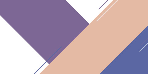 Pastel paper banner background with purple brown and blue color