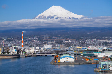 田子の浦みなと公園からの富士山