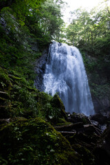 Obraz premium SONY DSC waterfall,hudo waterfall, landscape, water, Japan, nature,inawashiro city, 滝, 不動滝,福島,